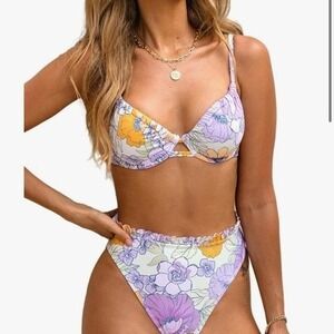 🎊CUPSHE Women Swimsuit Bikini Set High Waisted‎